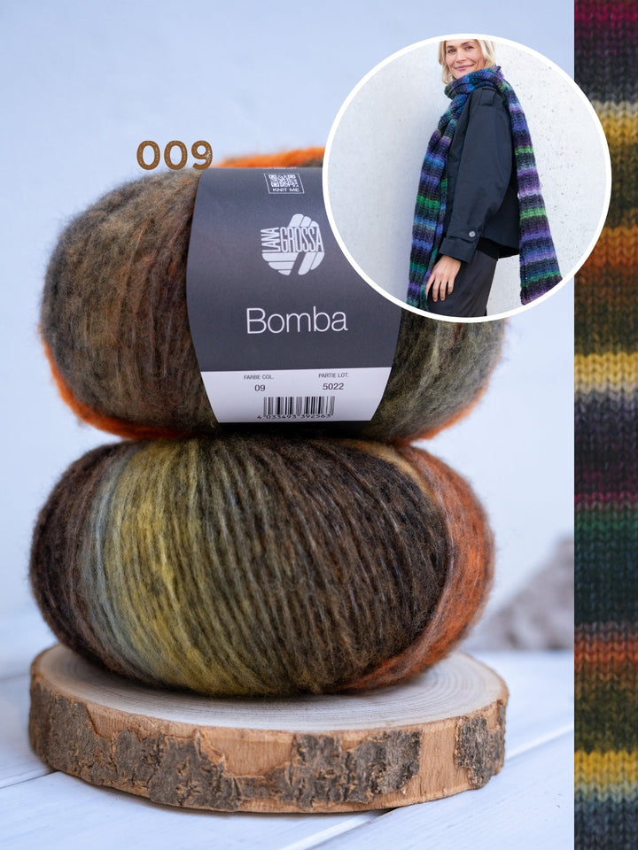 Strickpaket Bomba Schal Falsches Patent