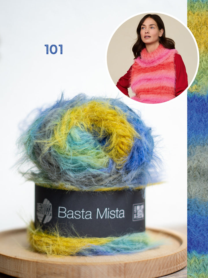 Strickpaket Basta Mista Pullunder mit Rollkragen