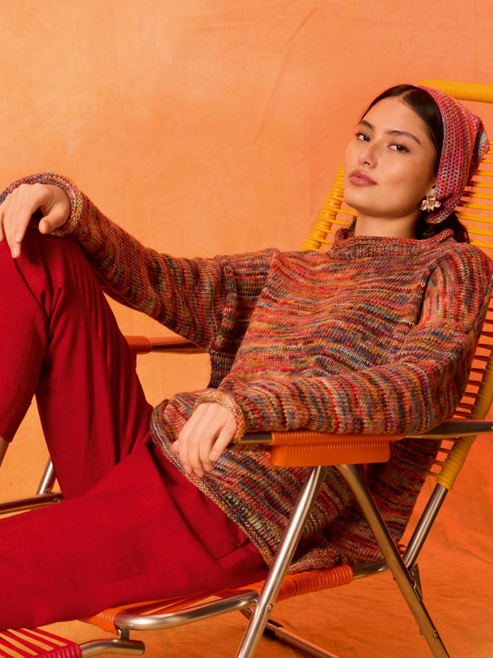 Strickpaket Cotonella Multi Pullover
