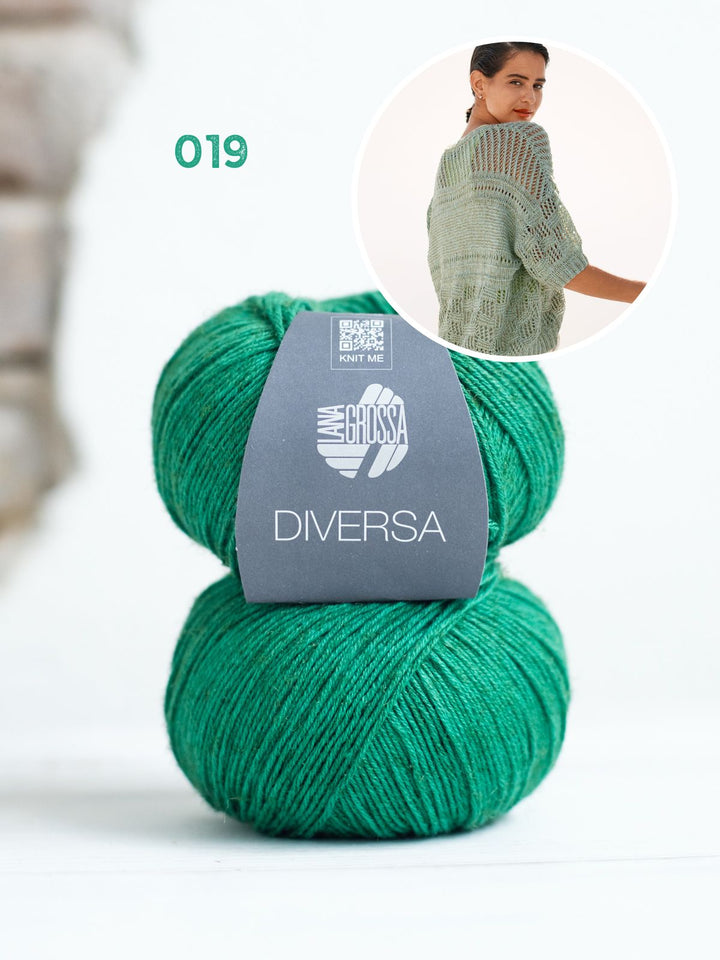 Strickpaket Diversa Jacke im Mustermix