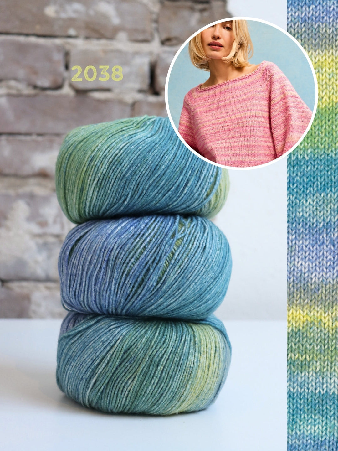 Strickpaket Gomitolo Mambo Pullover - Top-down