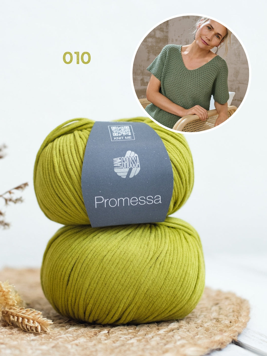 Strickpaket Promessa Shirt im Perlmuster