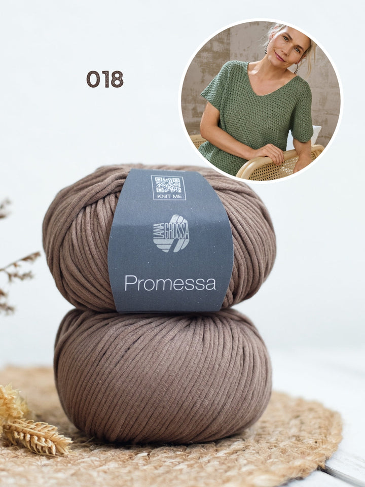 Strickpaket Promessa Shirt im Perlmuster