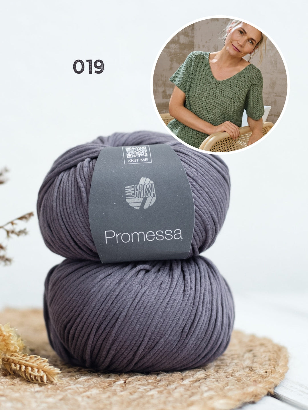 Strickpaket Promessa Shirt im Perlmuster