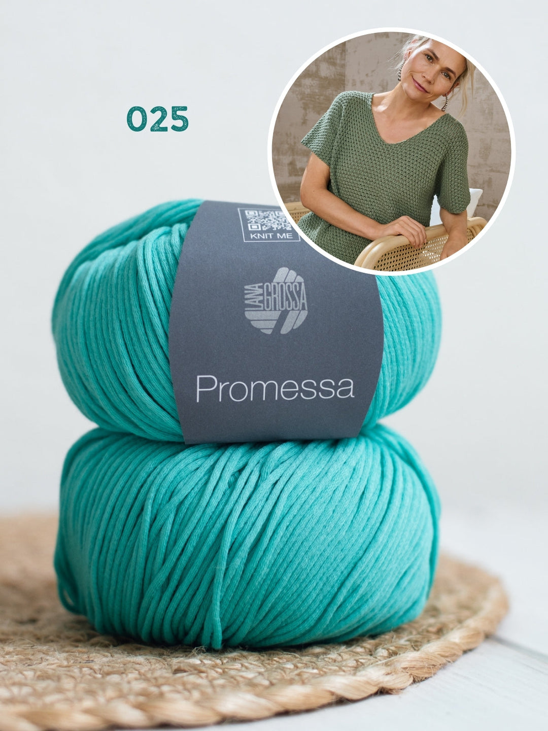 Strickpaket Promessa Shirt im Perlmuster