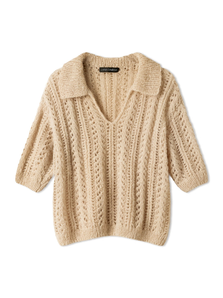 Strickpaket Setasuri Pearls Poloshirt