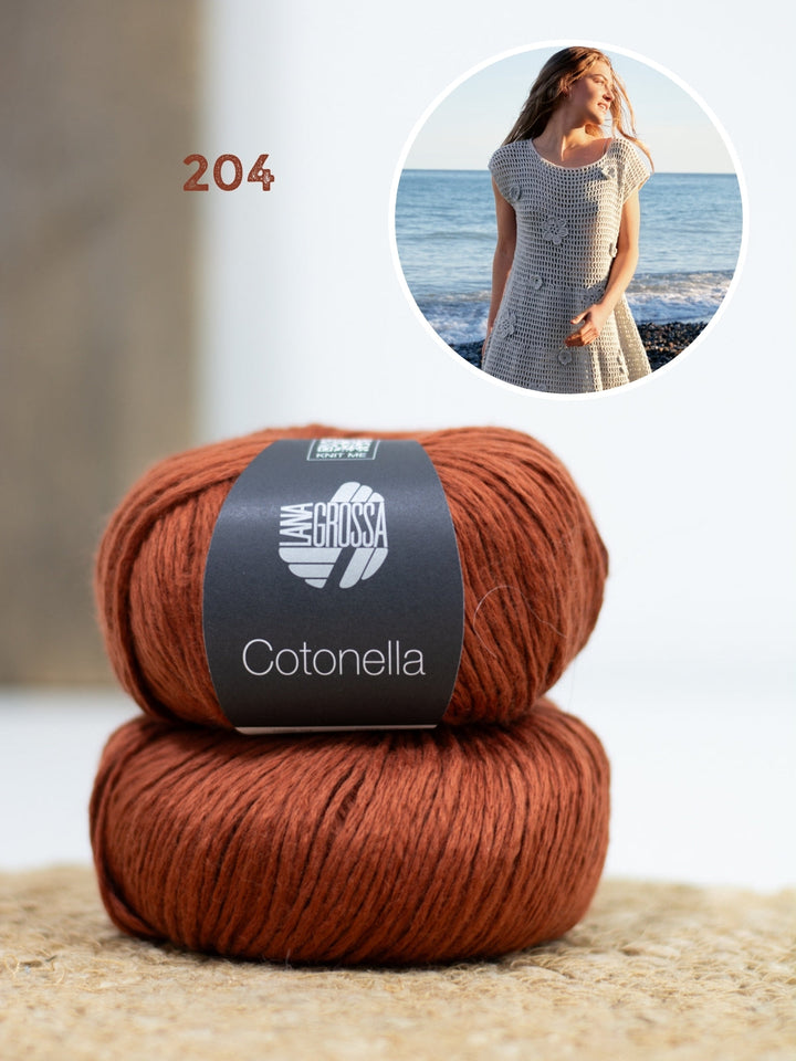 Häkelpaket Cotonella Kleid mit Blüten