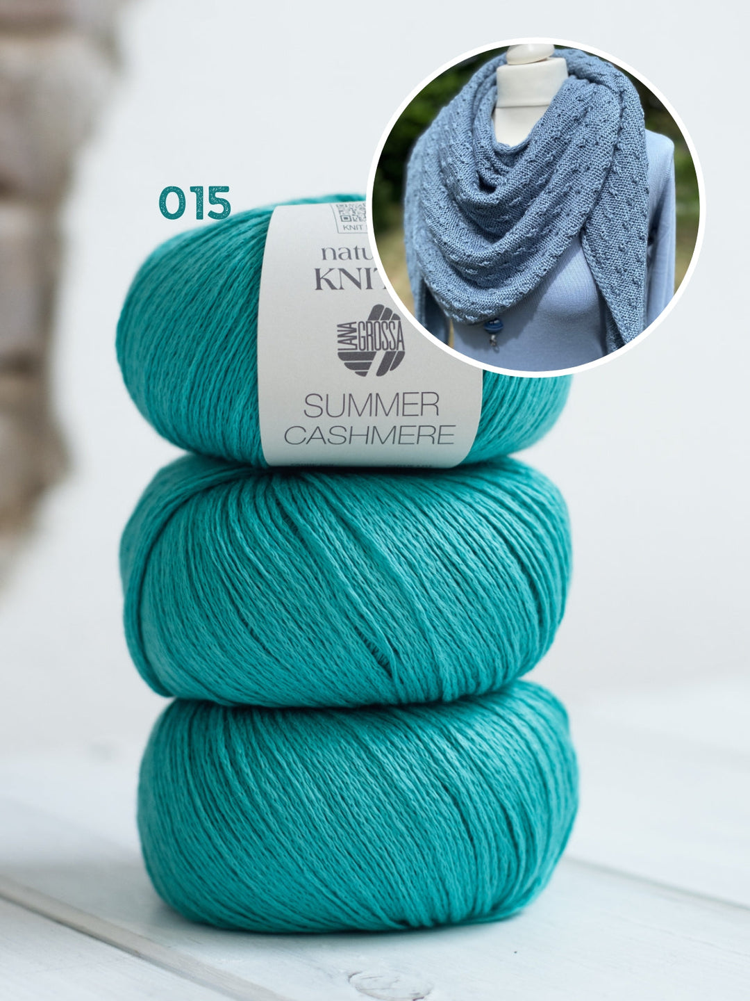 Strickpaket Lizas Tuch Little Blossoms