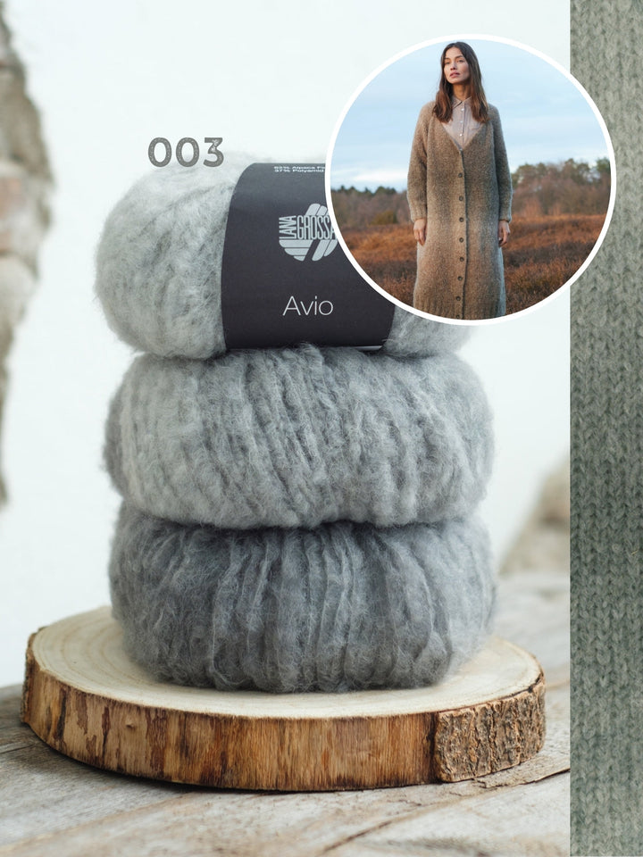 Strickpaket Avio Raglan Mantel