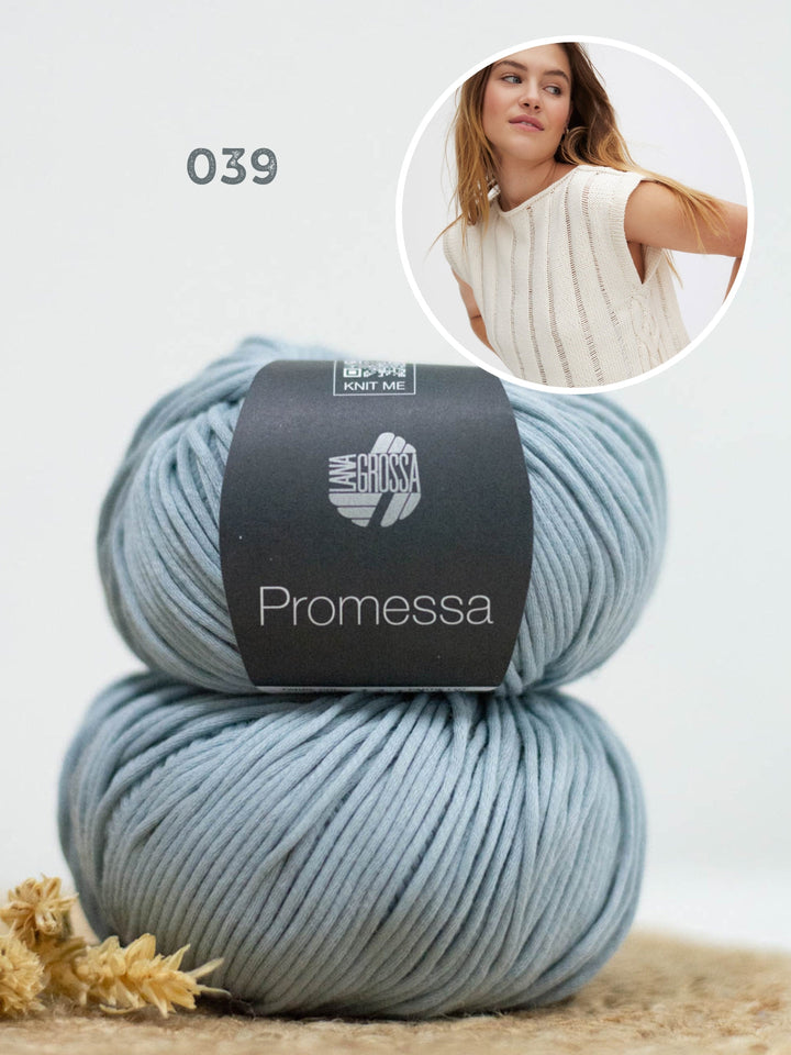 Strickpaket Promessa Top mit Hebefallmaschen
