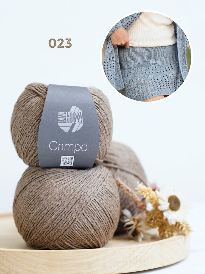 Strickpaket Campo Rock mit Ajourmuster