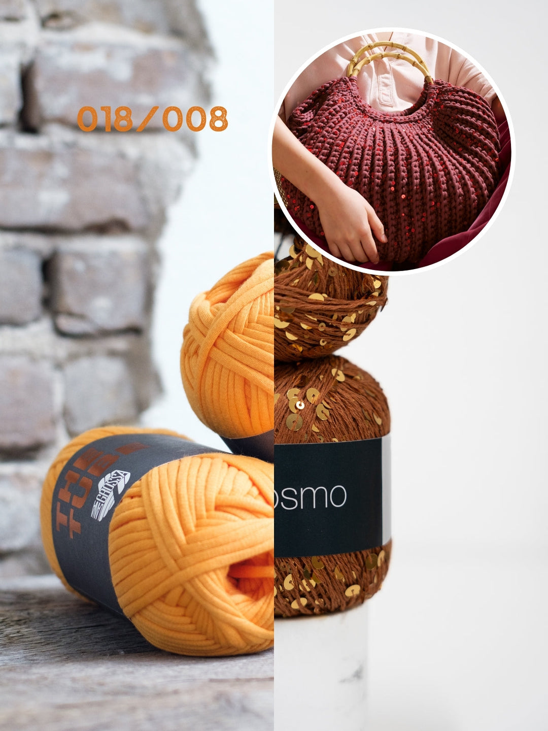 Häkelpaket The Tube Cosmo Beuteltasche