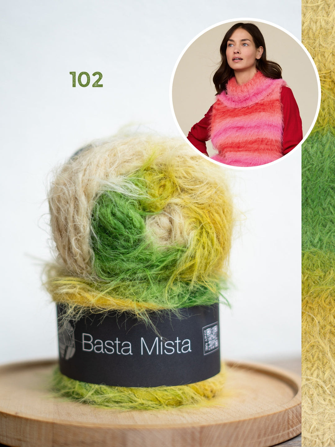 Strickpaket Basta Mista Pullunder mit Rollkragen
