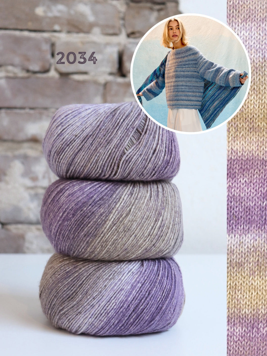 Häkelpaket Gomitolo Mambo Top-down Pullover