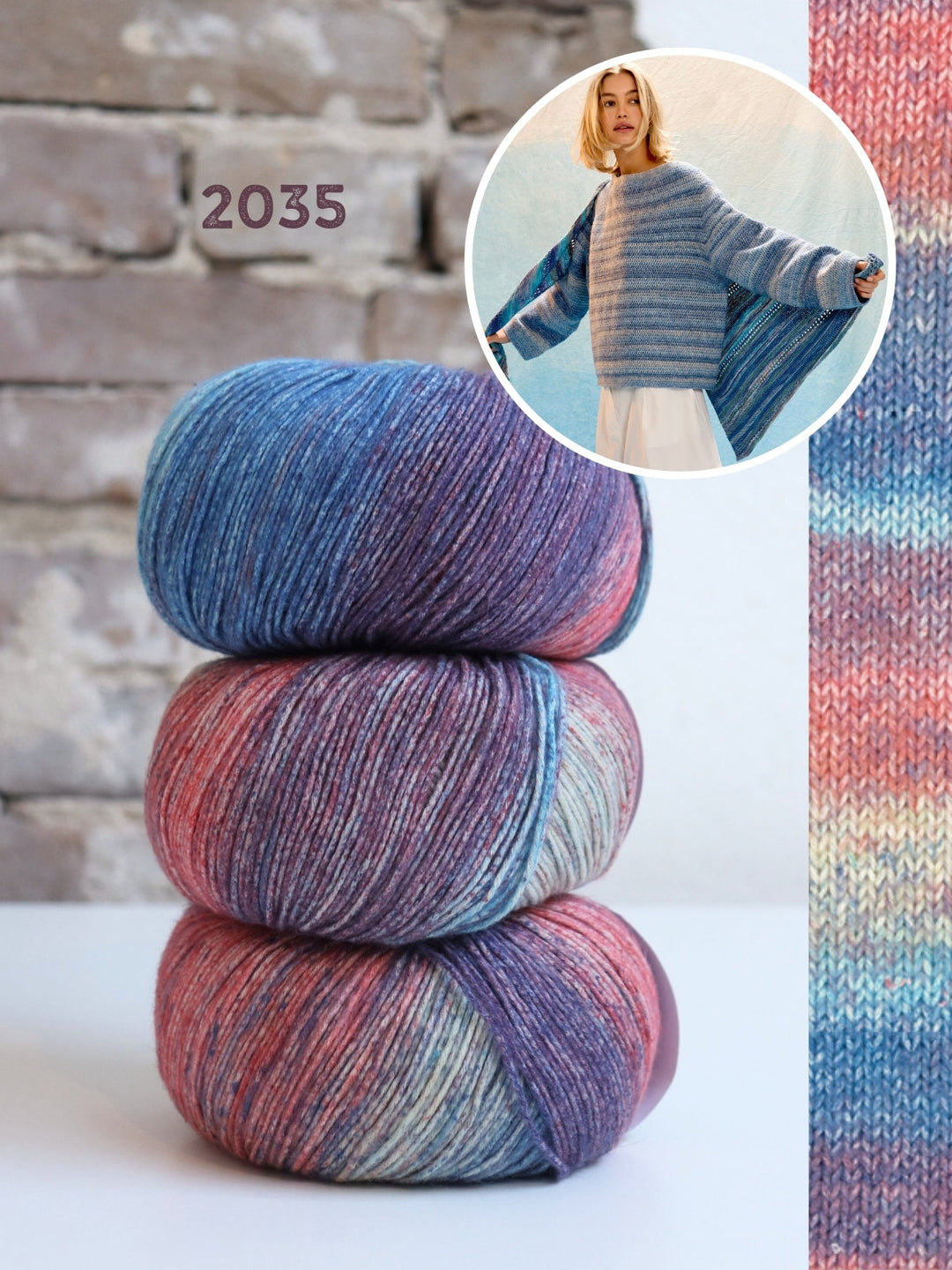 Häkelpaket Gomitolo Mambo Top-down Pullover