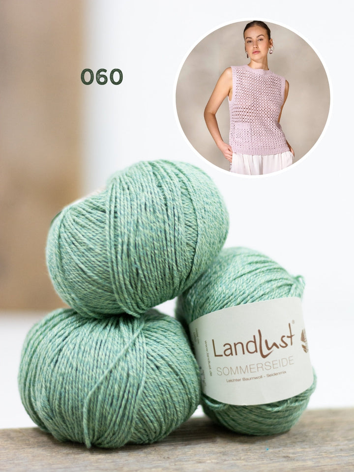 Häkelpaket Landlust Sommerseide Top