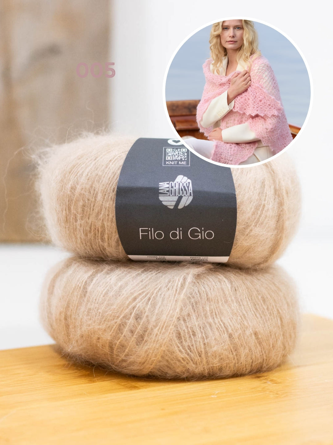 Häkelpaket Filo Di Gio Dreieckstuch
