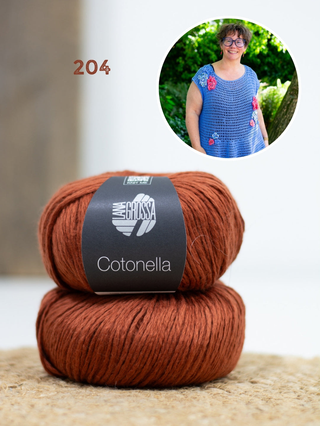 Häkelpaket Cotonella Kleid mit Blüten