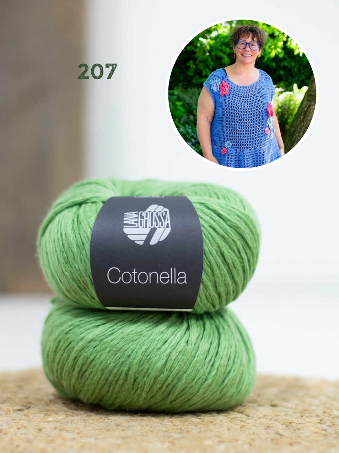 Häkelpaket Cotonella Kleid mit Blüten