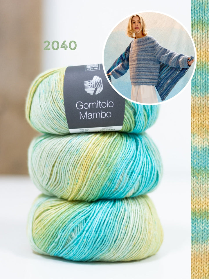 Häkelpaket Gomitolo Mambo Top-down Pullover