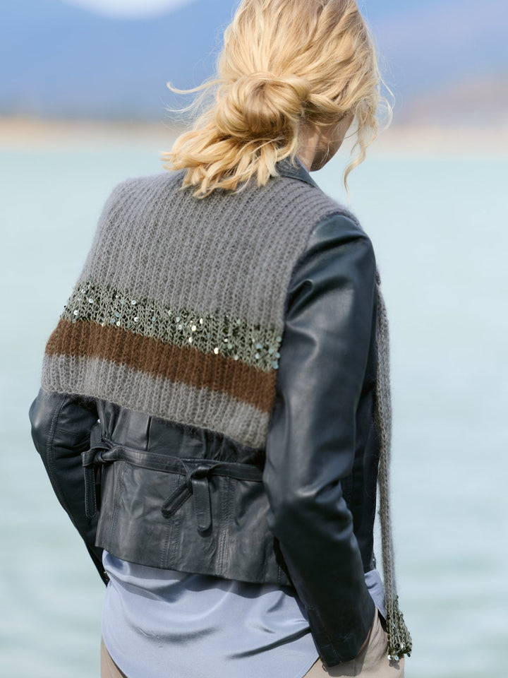 Strickpaket Filo Di Gio Cosmo Kragenschal