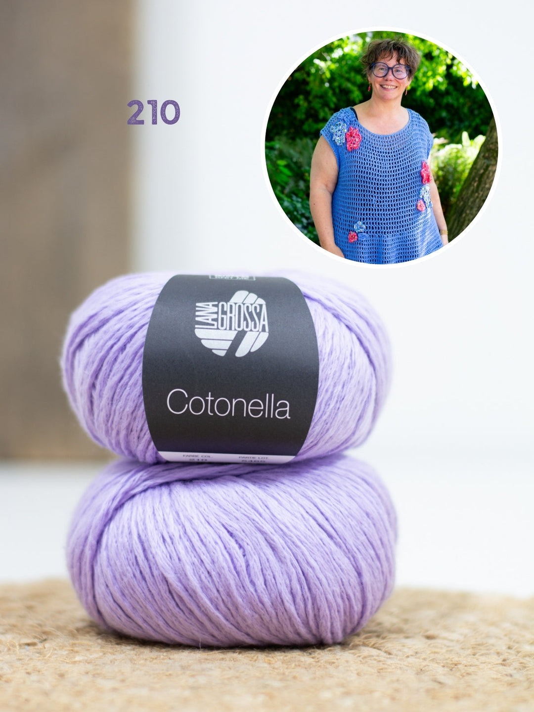 Häkelpaket Cotonella Kleid mit Blüten