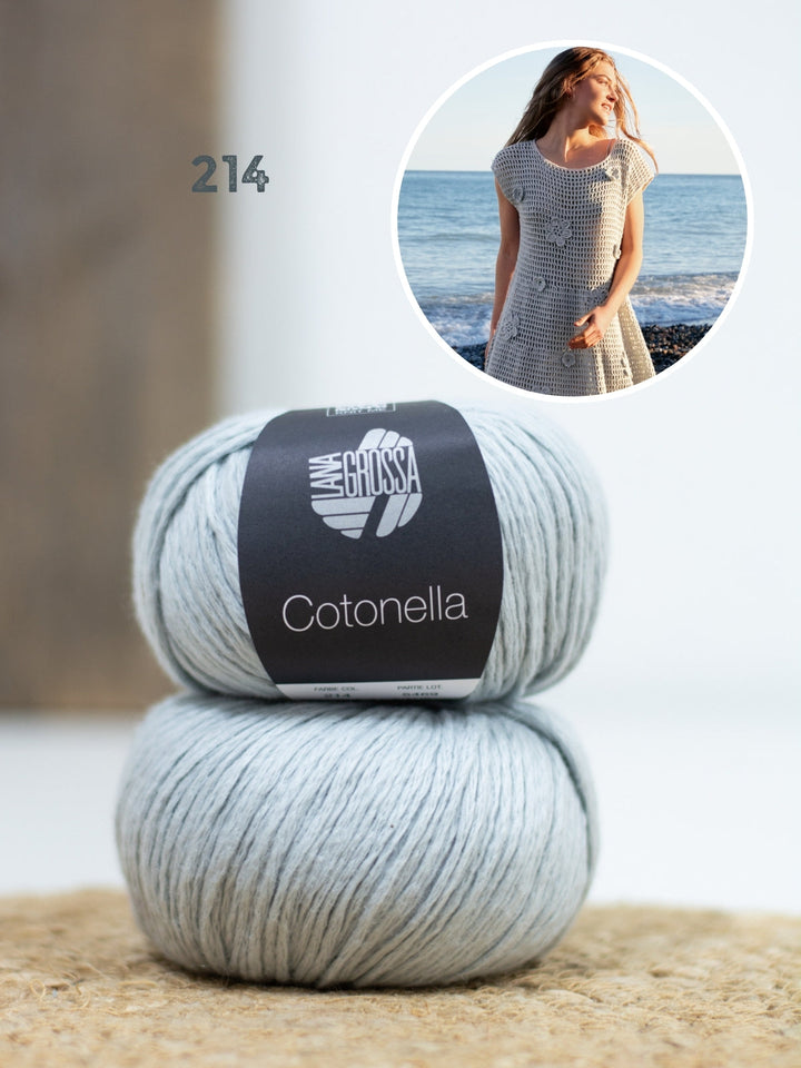 Häkelpaket Cotonella Kleid mit Blüten