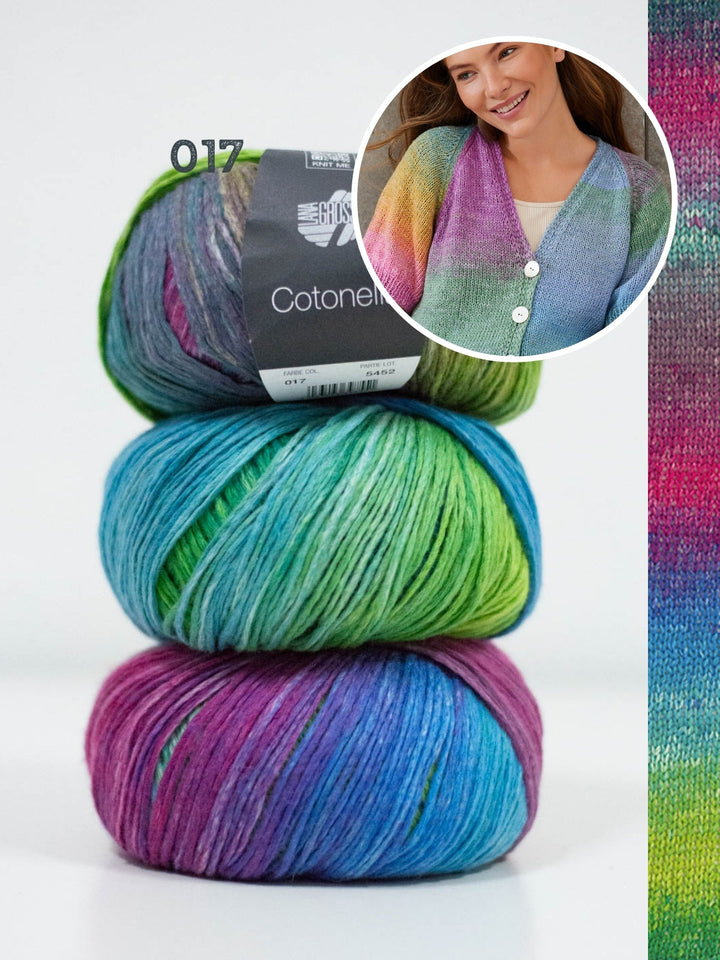 Strickpaket Cotonella Kurze Raglanjacke