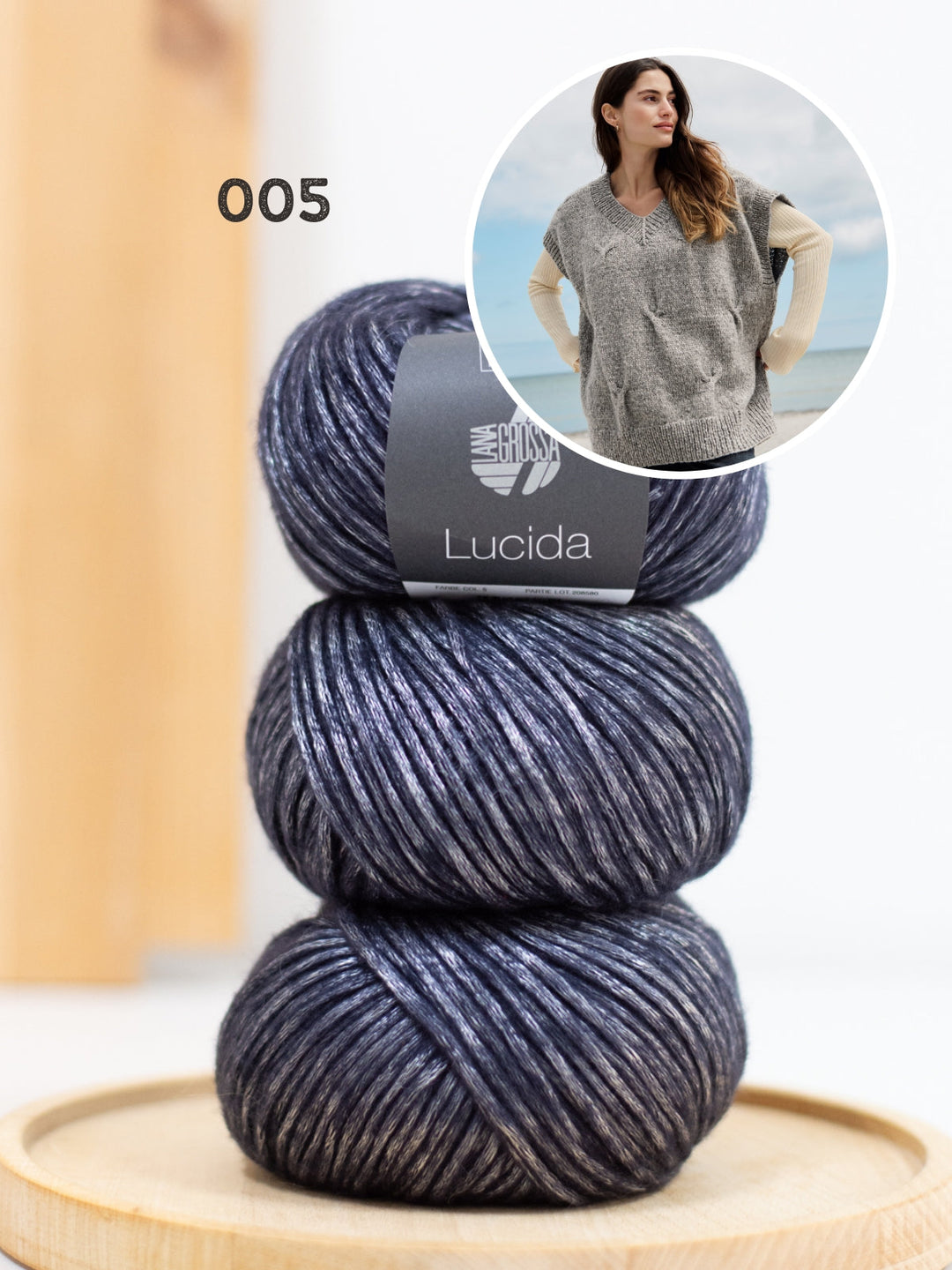 Strickpaket Lucida Pullunder