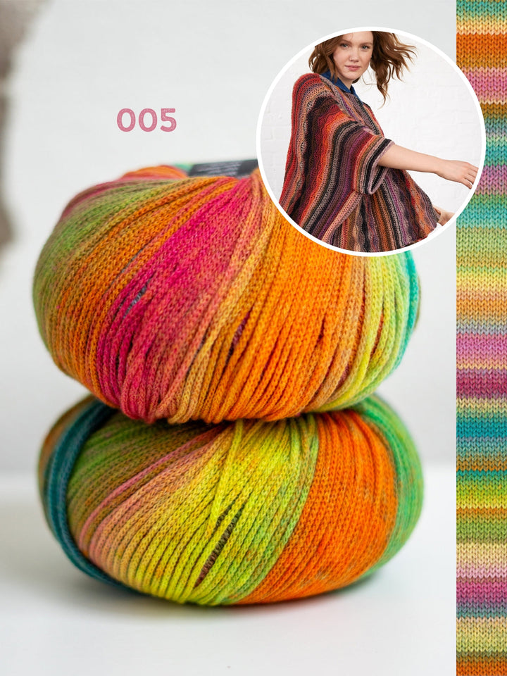 Strickpaket Farfalla Poncho