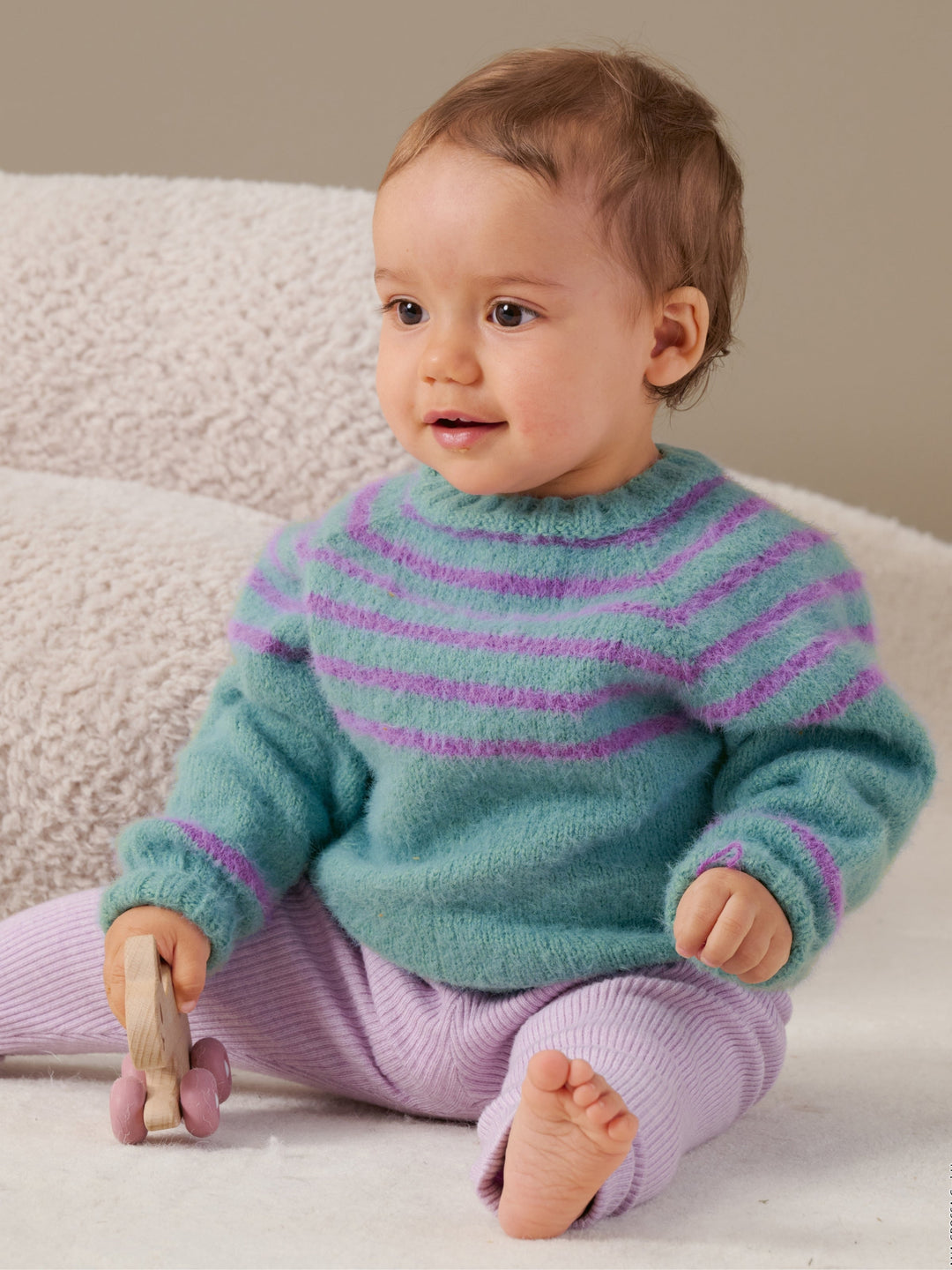 Strickpaket Cosy Socks Raglanpullover - Top-down