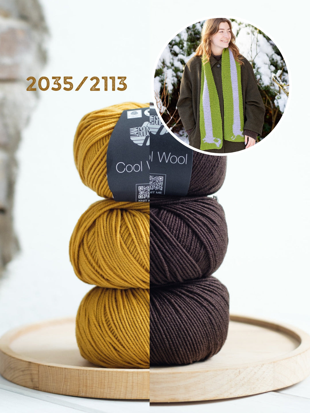 Häkelpaket Sausage Dog Scarf - Englischsprachig - Devout Hand