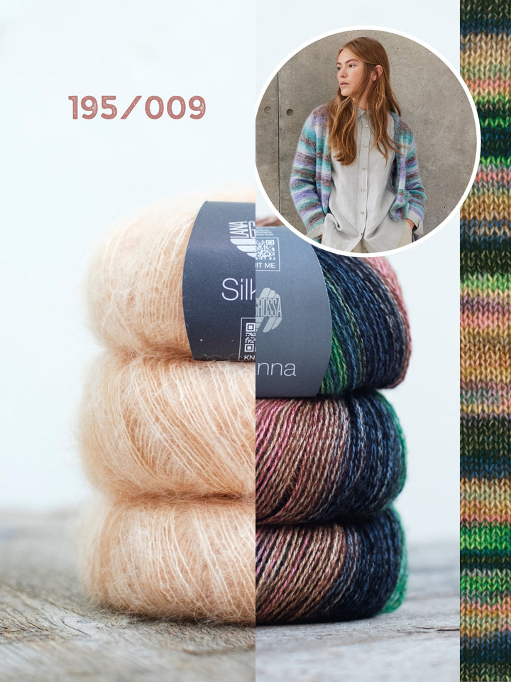 Strickpaket Gianna Silkhair Longjacke