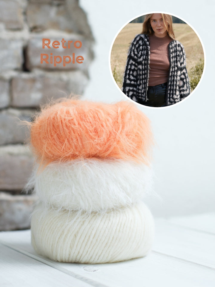 Häkelpaket Basta Brigitte no. 2 Granny Jacke