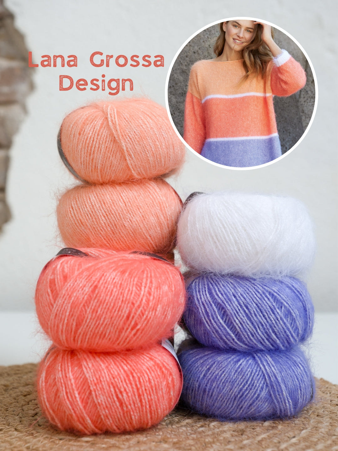 Strickpaket Finito Colorblock-Pullover