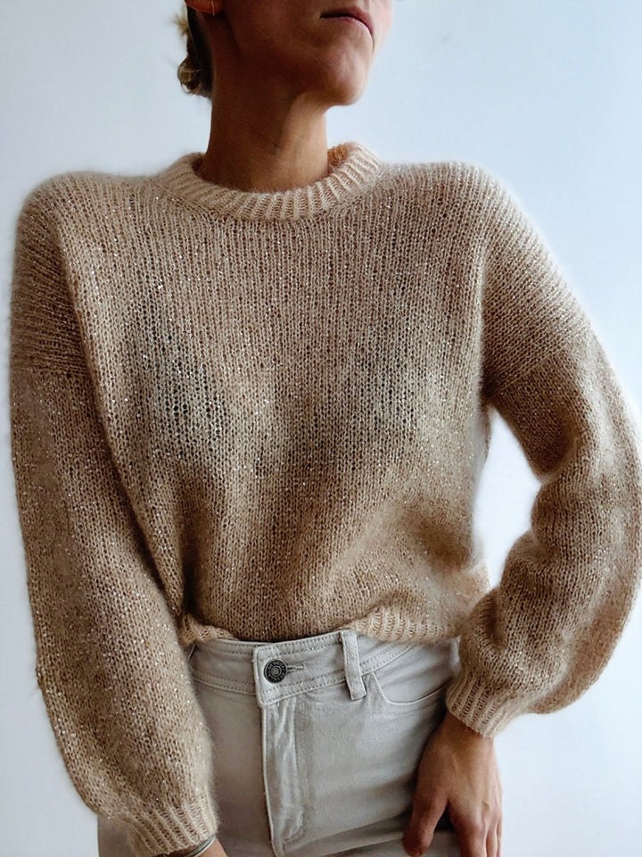 Strickpaket Odette Sweater - Kolibri by Johanna