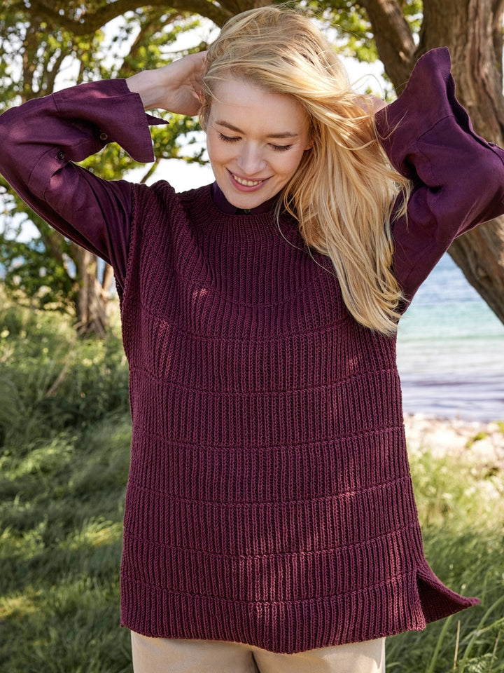 Strickpaket Cool Wool Pullunder im Halbpatentmuster