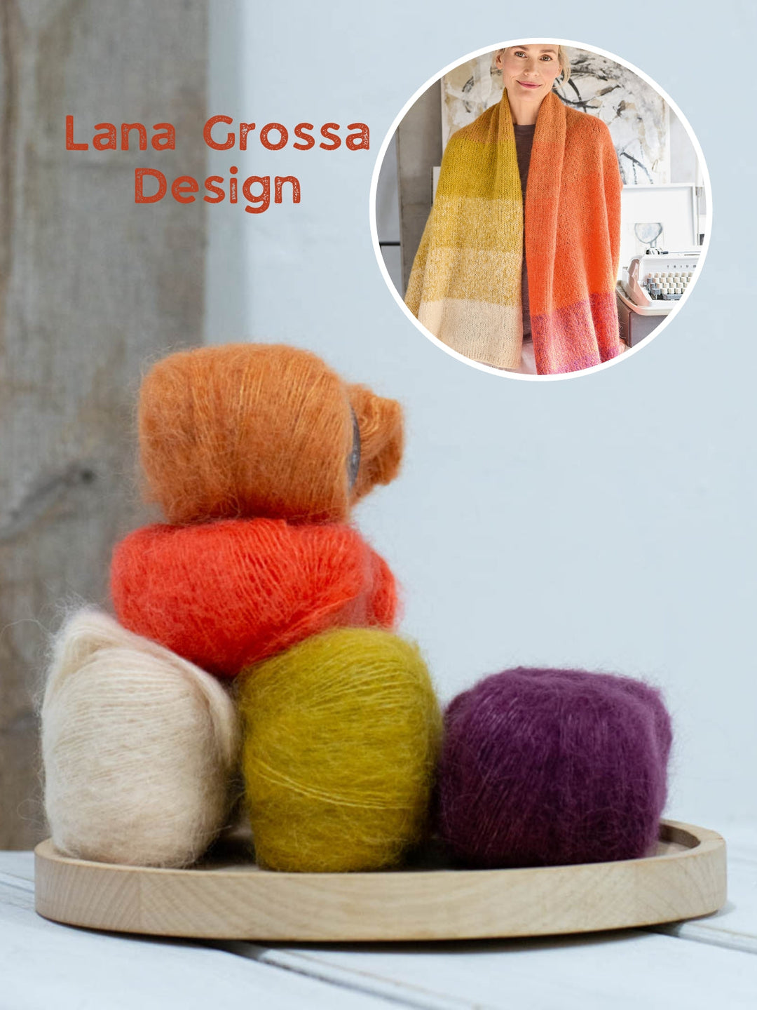 Strickpaket Setasuri Streifenstola