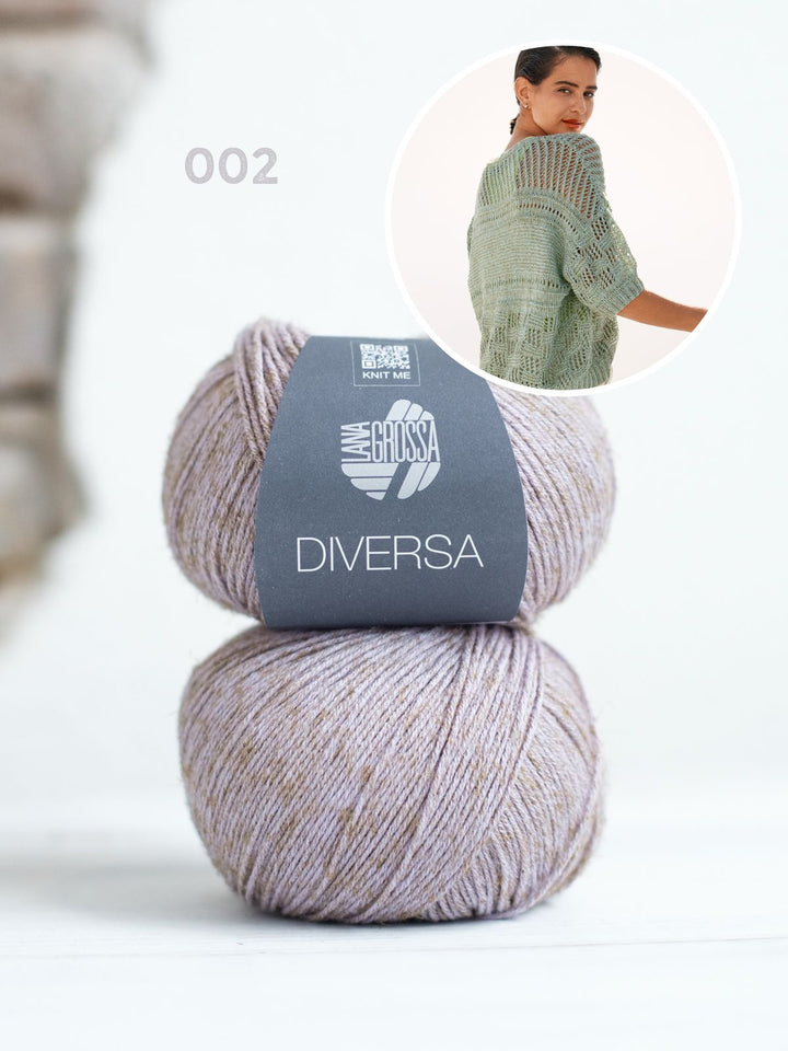 Strickpaket Diversa Jacke im Mustermix