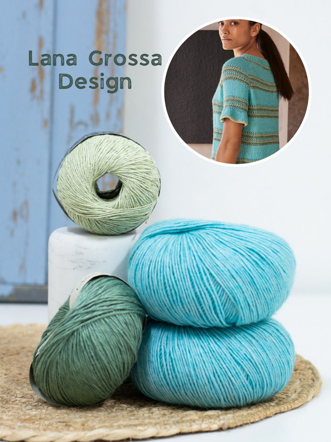 Strickpaket Tencellino Filo Paillettes Ecopuno Shirt Top Down