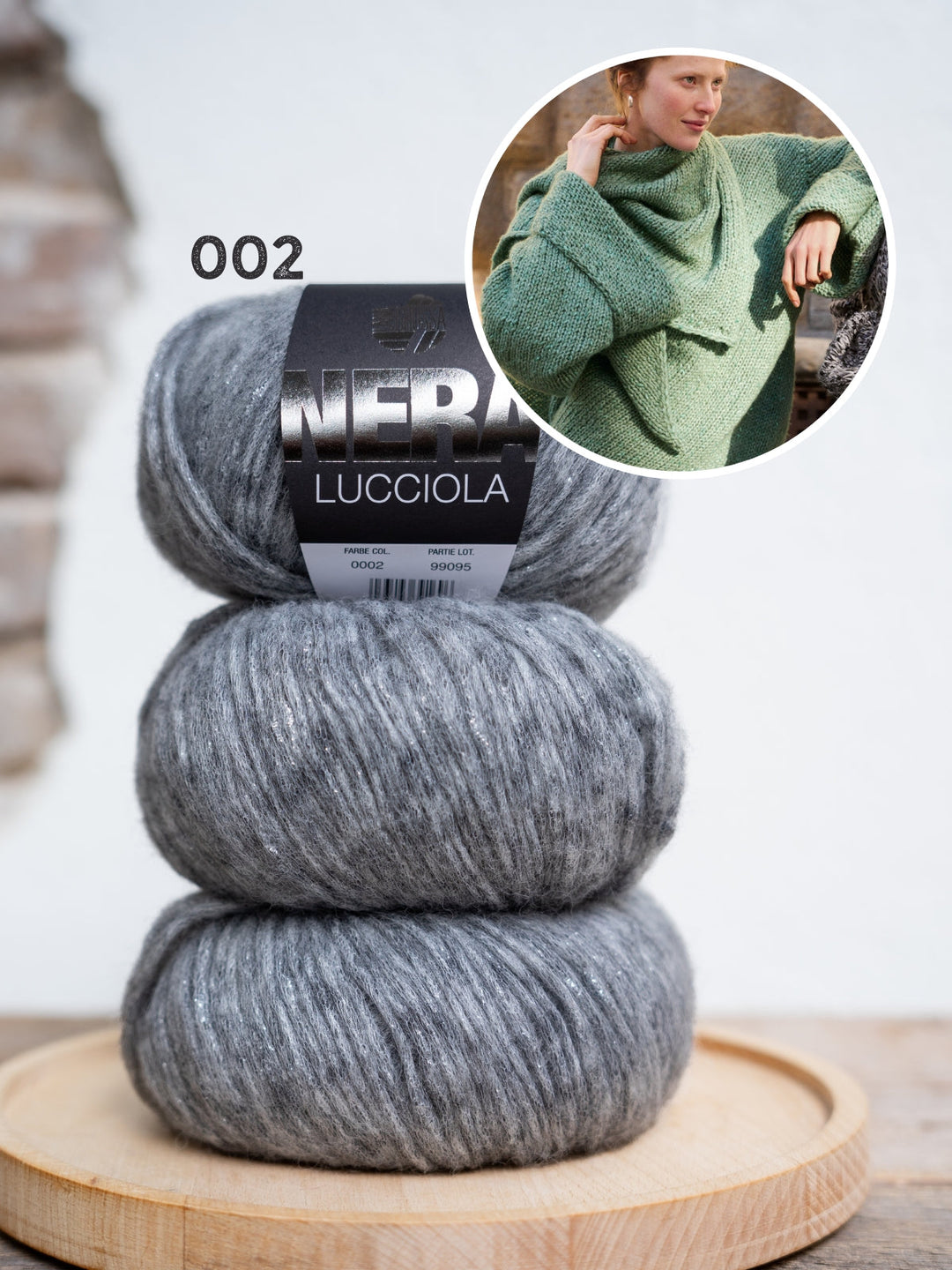 Strickpaket Lucciola diagonal gestrickter Pullover