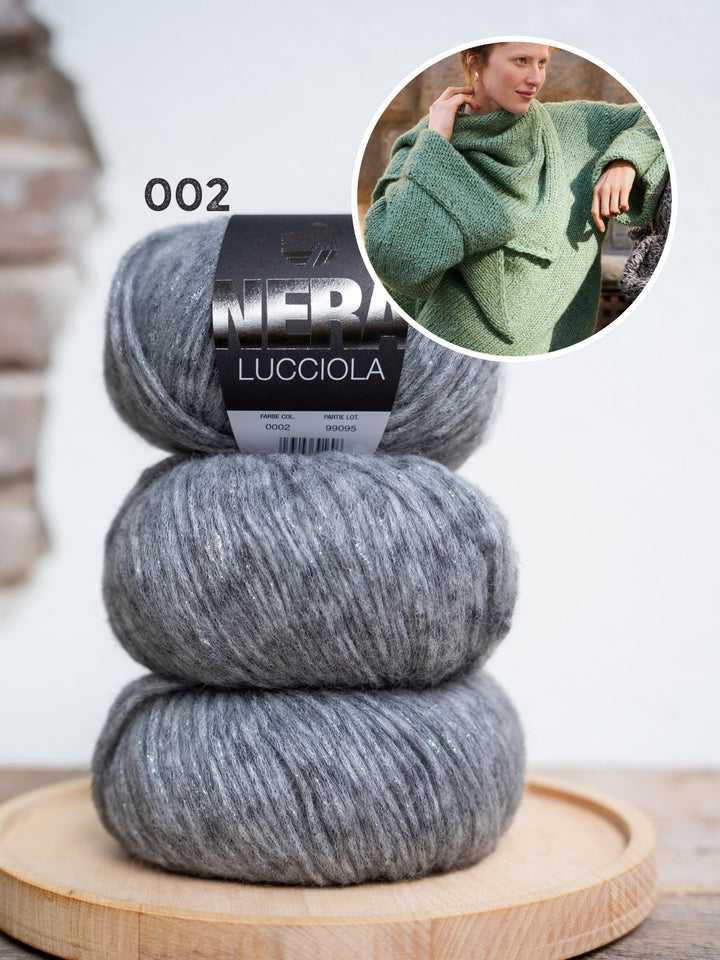 Strickpaket Lucciola diagonal gestrickter Pullover