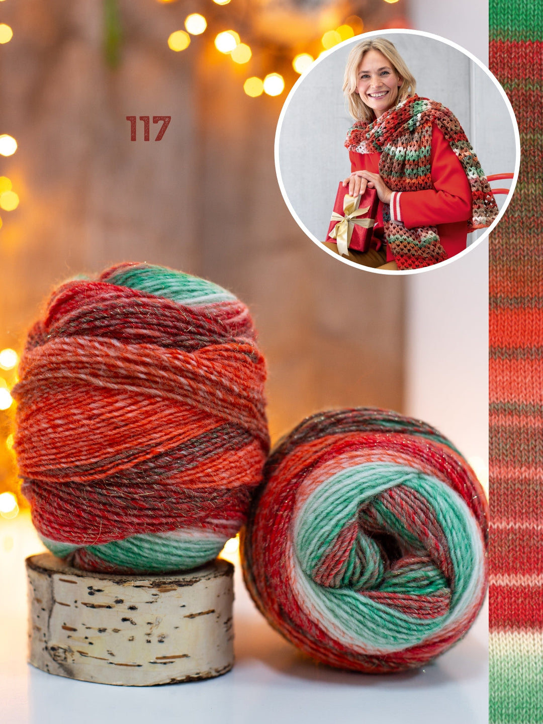 Häkelpaket Christmas Edition Schal