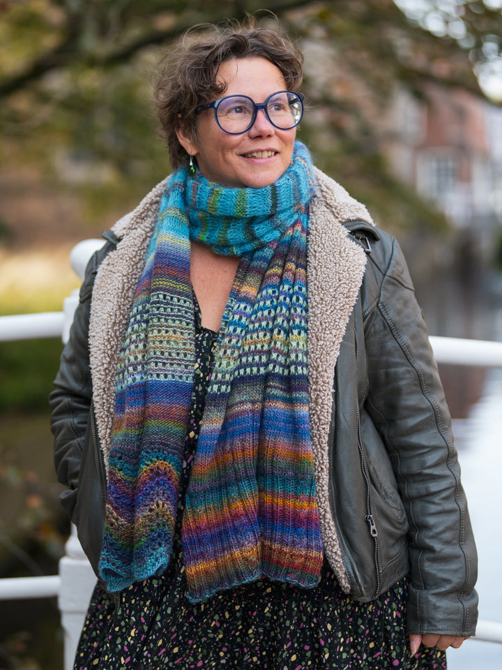 Strickpaket Lizas Tuch Shiny Trio - Winter
