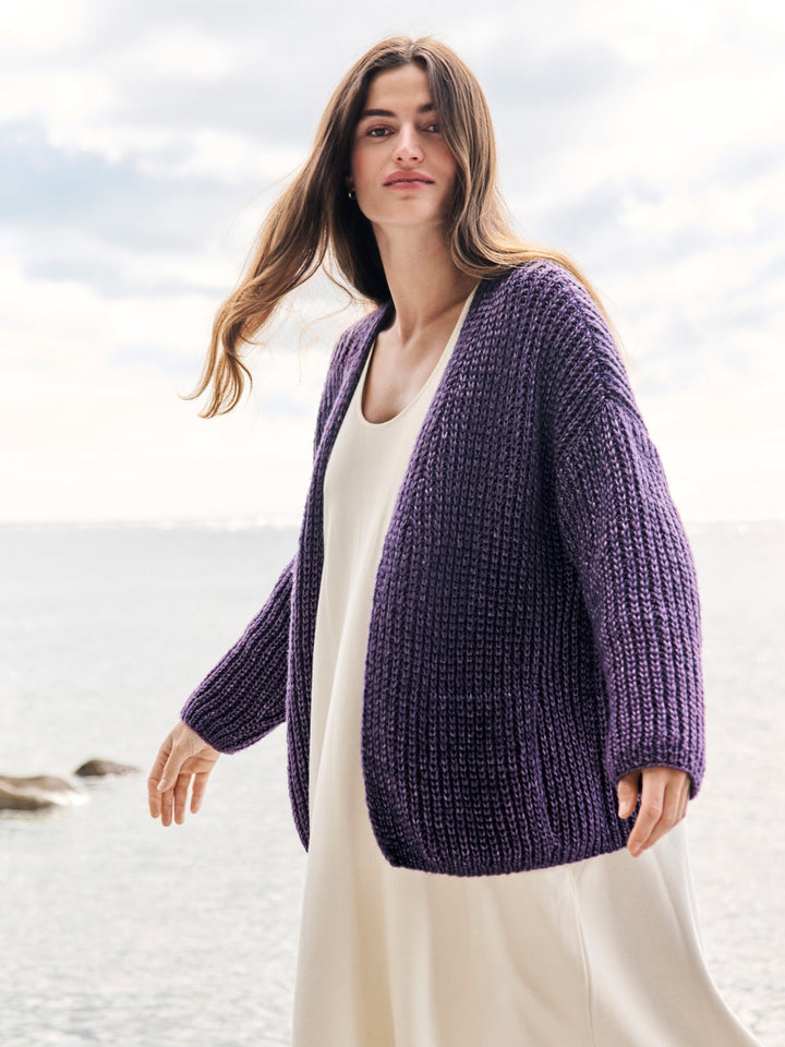 Strickpaket Lucida Jacke im Halbpatent