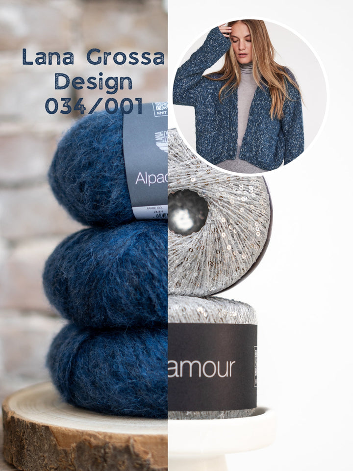 Strickpaket Alpaca Air II Glamour Jacke