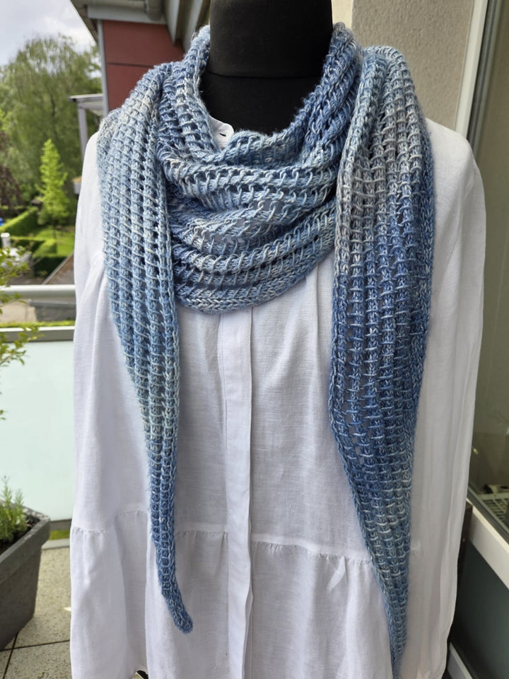 Strickpaket Lizas Tuch Open Lines - Gomitolo Mambo