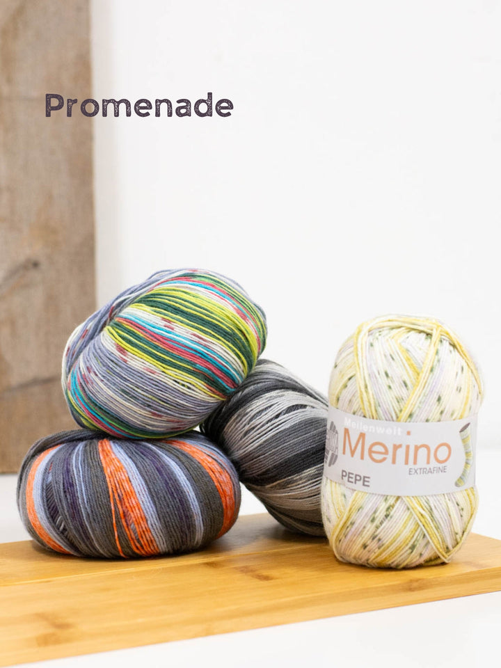 Sockenwolle-probierpaket Materialienmix