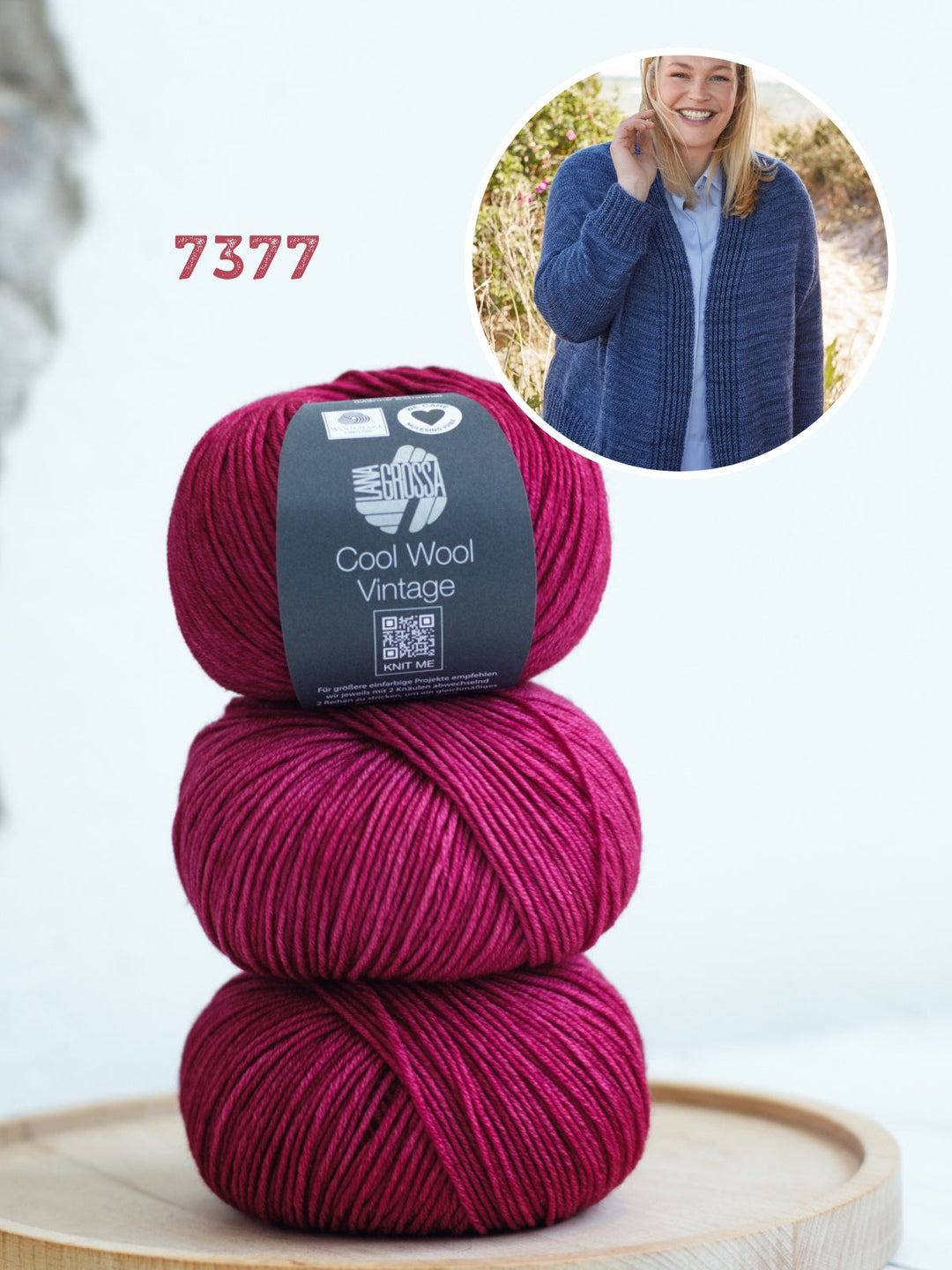 Strickpaket Cool Wool Vintage Jacke