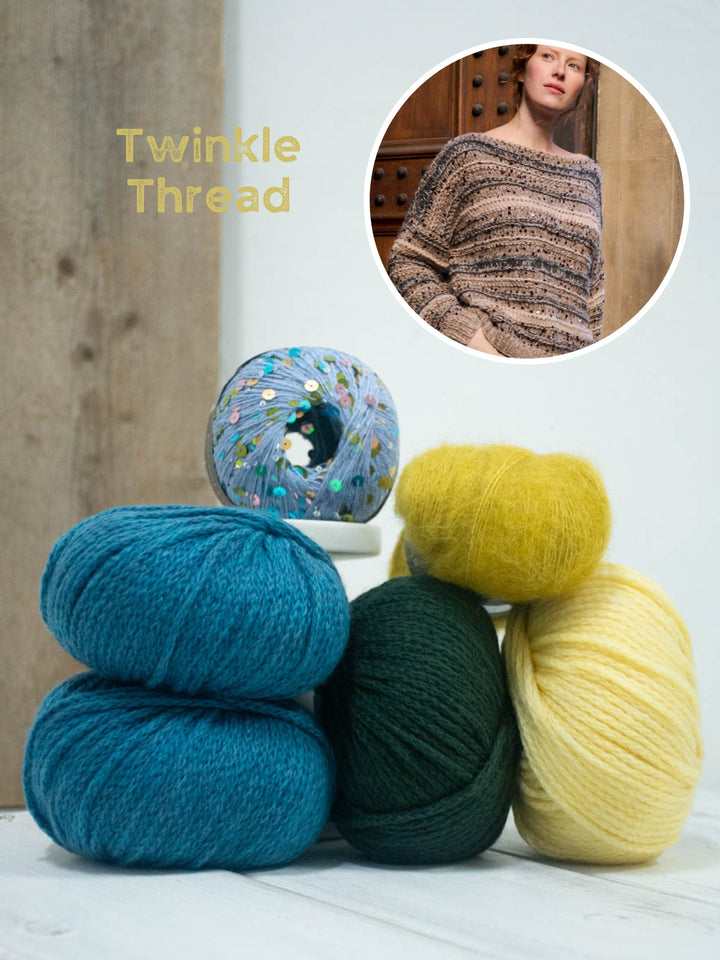 Strickpaket Alta Moda Cashmere 16 Setasuri Cosmo Streifenpullover